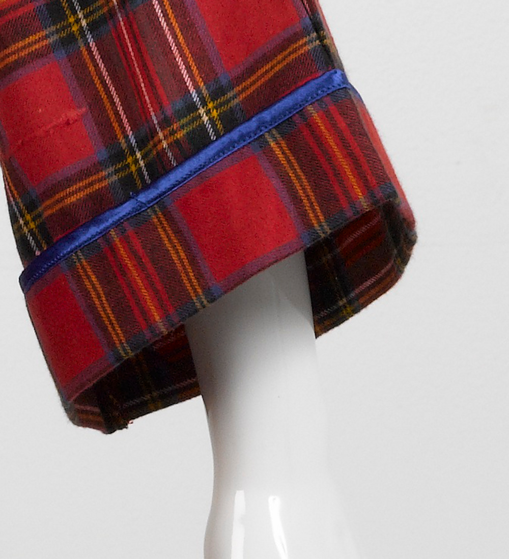 Womens Combed Cotton Tartan Dressing Gown Ladies Lightweight Wrap Check